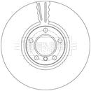Borg & Beck Brake Disc - BBD7001S