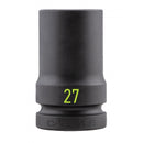 Carlyle Hand Tools 3/4DR DEEP 6PT IMPACT SOCKET 27MM - CISD3427M