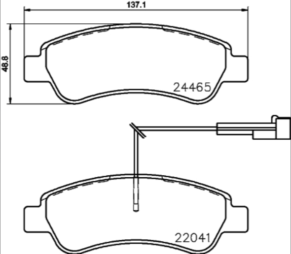 Brembo Brake Pad Set - P61125