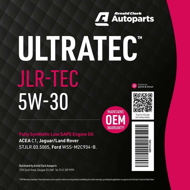 Ultratec JLR-TEC 5W30 - 5L Engine Oil