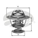 Gates Thermostat, coolant - TH32576G1