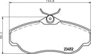 Mintex Brake Pad Set fits -Land Rover MDB1701 (also fits other vehicles)