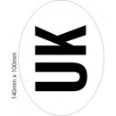 Castle Promotions LARGE UK OVAL STICKER - V637