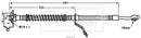 Borg & Beck Brake Hose  - BBH7629 fits Kia Venga 09-