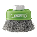 Draper 65mm CUP Brush Stainless M14 - 08051
