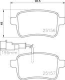 Mintex Brake Pad Set fits -Alfa Romeo Dodge MDB3123 (also fits other vehicles)