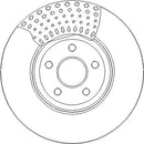 Disctech Brake Disc (Single) - Fits Ford - ABD3896 - Front Axle