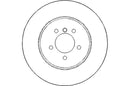 Disctech Brake Disc (Single) - Fits Bmw - ABD3021 - Front Axle