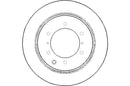 Disctech Brake Disc (Single) - Fits Hyundai, Mercedes-benz - ABD3044 - Rear Axle