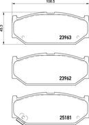 Mintex Brake Pad Set fits -Suzuki MDB3149 (also fits other vehicles)