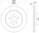Mintex Rear Brake Disc - MDC3203C