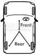 First Line Brake Cable -  Front - FKB1329 fits Fiat Ducato SWB RHD 81-94