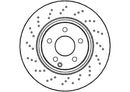 Disctech Brake Disc (Single) - Fits Mercedes-benz - ABD2727 - Front Axle
