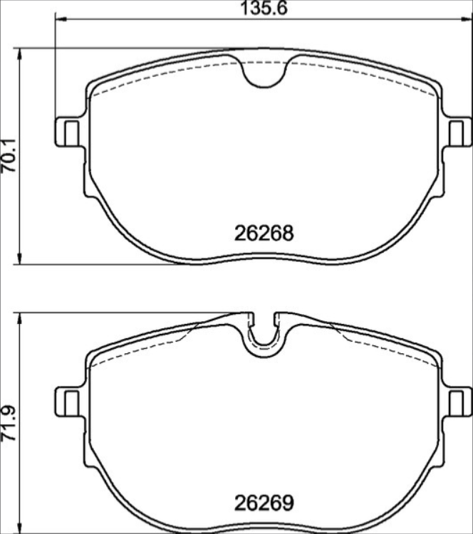 Brembo Brake Pad Set - P85187