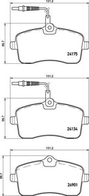 Mintex Brake Pad Set fits -Peugeot MDB3368 (also fits other vehicles)