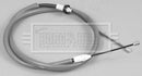 Borg & Beck Brake Cable- RH Rear - BKB2607 fits Renault Clio (ABS) 8/00-