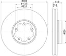 Mintex Brake Discs fits -Ford V276:5 MDC2696 (also fits other vehicles)