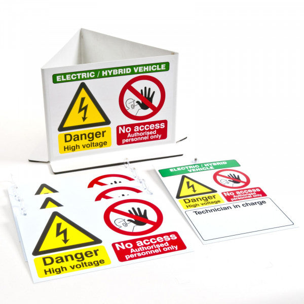 Prosol EV and Hybrid Vehicle Warning Sign Pack - WSP7347 | Arnold Clark ...