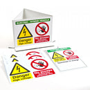Prosol EV and Hybrid Vehicle Warning Sign Pack - WSP7347