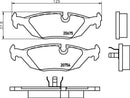 Mintex Brake Pad Set fits -Alpina BMW MDB1239 (also fits other vehicles)
