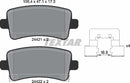 Chevrolet Opel Saab Vauxhall, Brake Pad Set - Textar 2442101