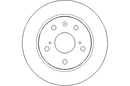 Disctech Brake Disc (Single) - Fits Bmw, Suzuki - ABD3339 - Rear Axle