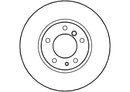 Disctech Brake Disc (Single) - Fits Bmw - ABD3495 - Front Axle