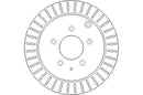 Disctech Brake Disc (Single) - Fits Bmw, Ford asia & oceania - ABD2980 - Rear Axle