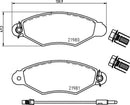 Mintex Brake Pad Set fits -Renault MDB2841 (also fits other vehicles)