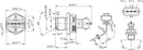 Bosch Fuel Pressure Sensor Part No - 0281002907