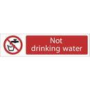 Draper NOT Drinking Water Sign - 73160