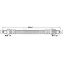 Borg & Beck Brake Hose  - BBH6656 fits Ford Fiesta,Puma,Mazda 121 III