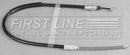 First Line Brake Cable- RH Rear - FKB2599 fits Peugeot 406 (drum) 2000-