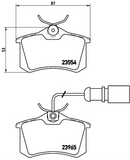 Brembo Brake Pad Set - P85058