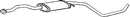 Klarius FE326E - Box With Centre Pipe  - Fits Ford Escort 1.6i