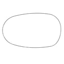 APEC Replacement Stick-On Standard Vehicle Mirror Glass LHS - AMS2719