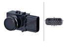 HELLA 6PX 358 270-071 Sensor, parking distance control - Tetragonal - 6-pin connector - Plugged