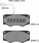 Textar Brake Pad Set - 2901201