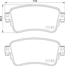 Mintex Brake Pad Set fits -Citroën Opel Peugeot Toyota Vauxhall MDB3991 (also fits other vehicles)