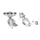 BM Cats Approved Petrol Catalytic Converter - BM91687H with Fitting Kit - FK91687 fits Mazda