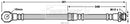 Borg & Beck Brake Hose  - BBH7830 fits Mit Pajero IV (V8_W,V9_W)