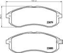 Mintex Brake Pad Set fits -Mitsubishi MDB2252 (also fits other vehicles)
