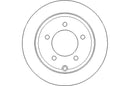 Disctech Brake Disc (Single) - Fits Chrysler - ABD3034 - Rear Axle