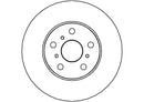 Disctech Brake Disc (Single) - Fits Toyota - ABD3463 - Front Axle