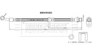 Borg & Beck Brake Hose - BBH9080
