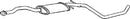 Klarius FE288K - Box With Centre Pipe  - Fits Ford Escort 1.6i