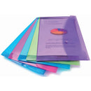 Lyreco Assorted Foolscap Polypropylene Popper Wallets - Pack of 5 - 4450717