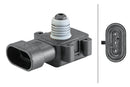 HELLA 6PP 358 152-141 Sensor, boost pressure - 3-pin connector - Bolted