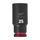 Milwaukee Hex socket ShW 1/2 deep 25mm-1pc - 4932480343