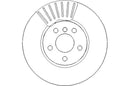 Disctech Brake Disc (Single) - Fits Bmw - ABD3194 - Front Axle